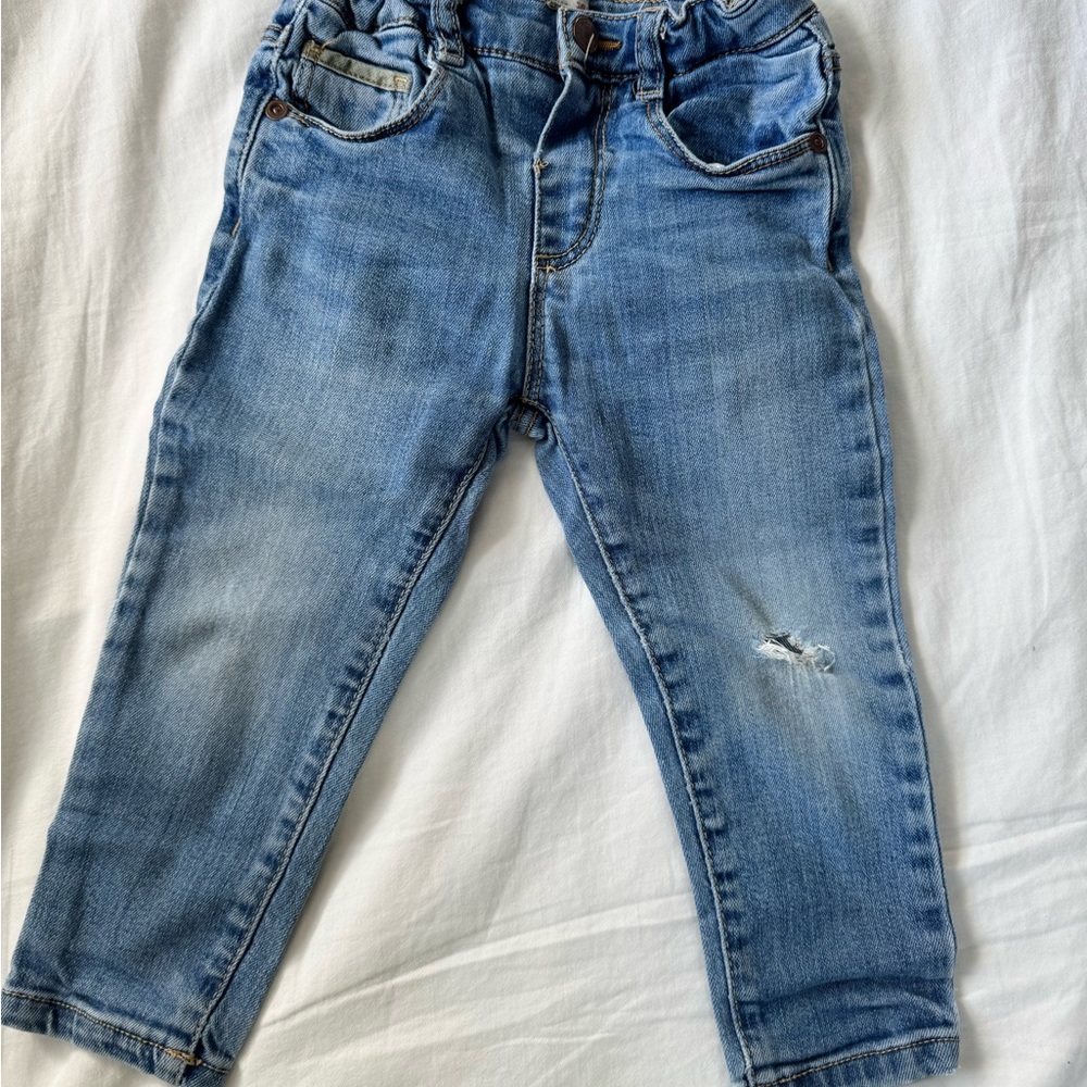 Zara Light Blue Denim Jeans